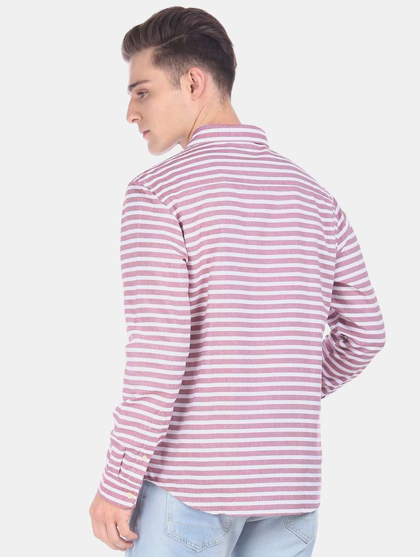 pink striped casual shirt - 17668518 -  Standard Image - 2
