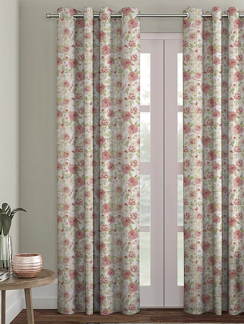 single set of pastle floral - d curtain - 17669566 -  Standard Image - 0