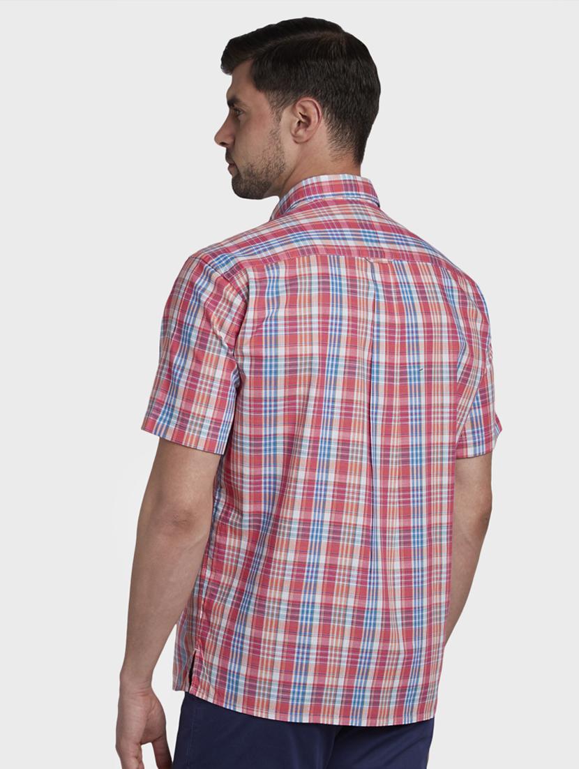 pink checkered casual shirt - 17669754 - Standard Image - 2