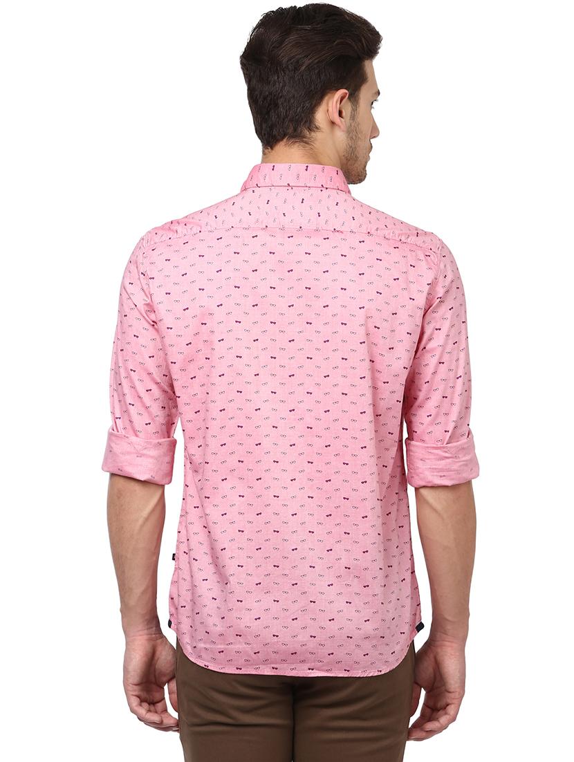 pink printed casual shirt - 17670016 - Standard Image - 2
