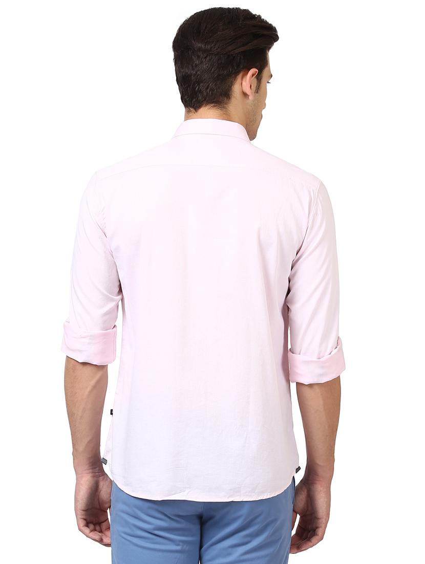 pink solid casual shirt - 17670075 - Standard Image - 2