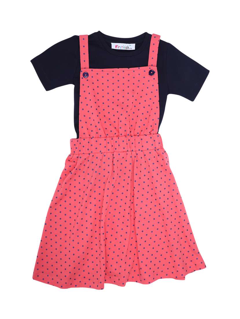pink cotton skirt top
