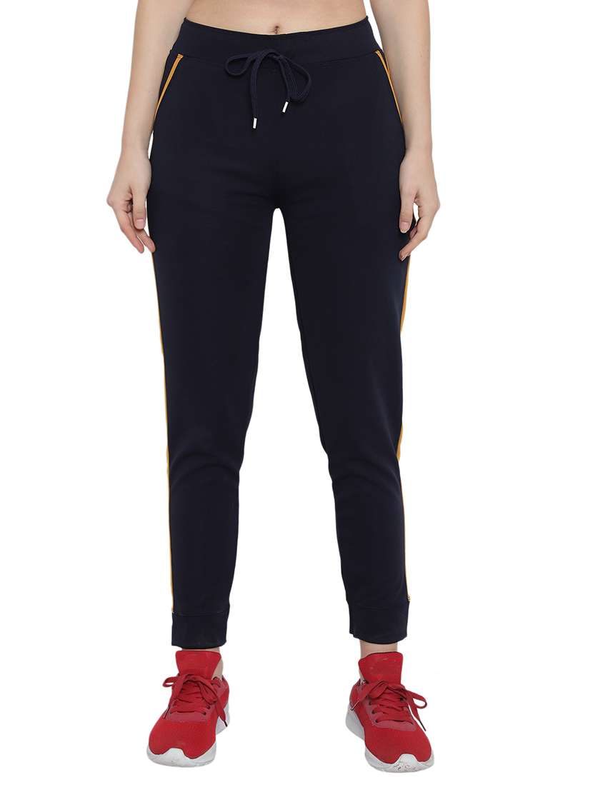 drawstring waist solid  track pant