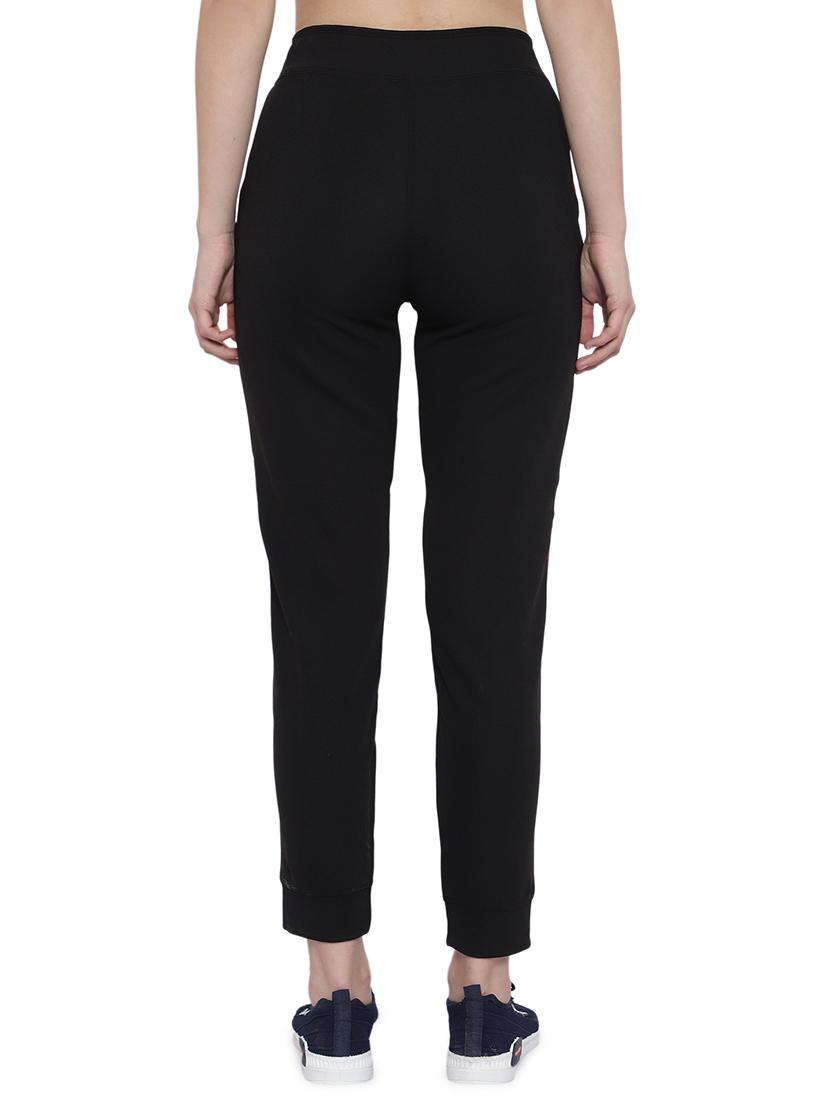 drawstring waist contrast panel track pant - 17672299 - Standard Image - 2