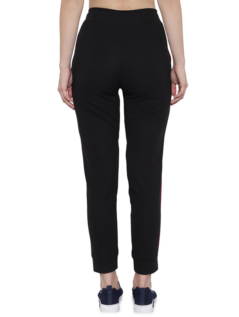 drawstring waist contrast panel track pant - 17672301 - Standard Image - 2