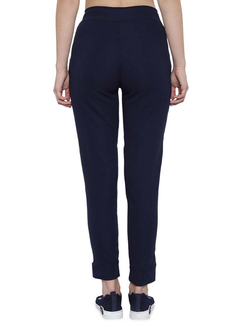 drawstring waist contrast panel track pant - 17672305 - Standard Image - 2
