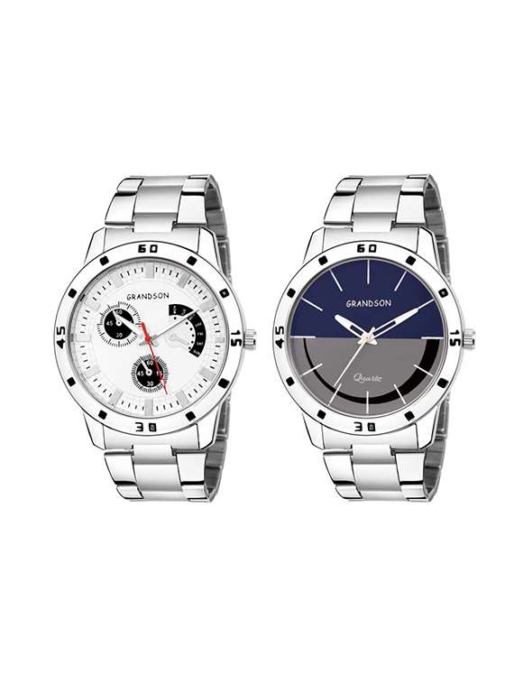 analog watches for men and boys - buy 1 get 1 free