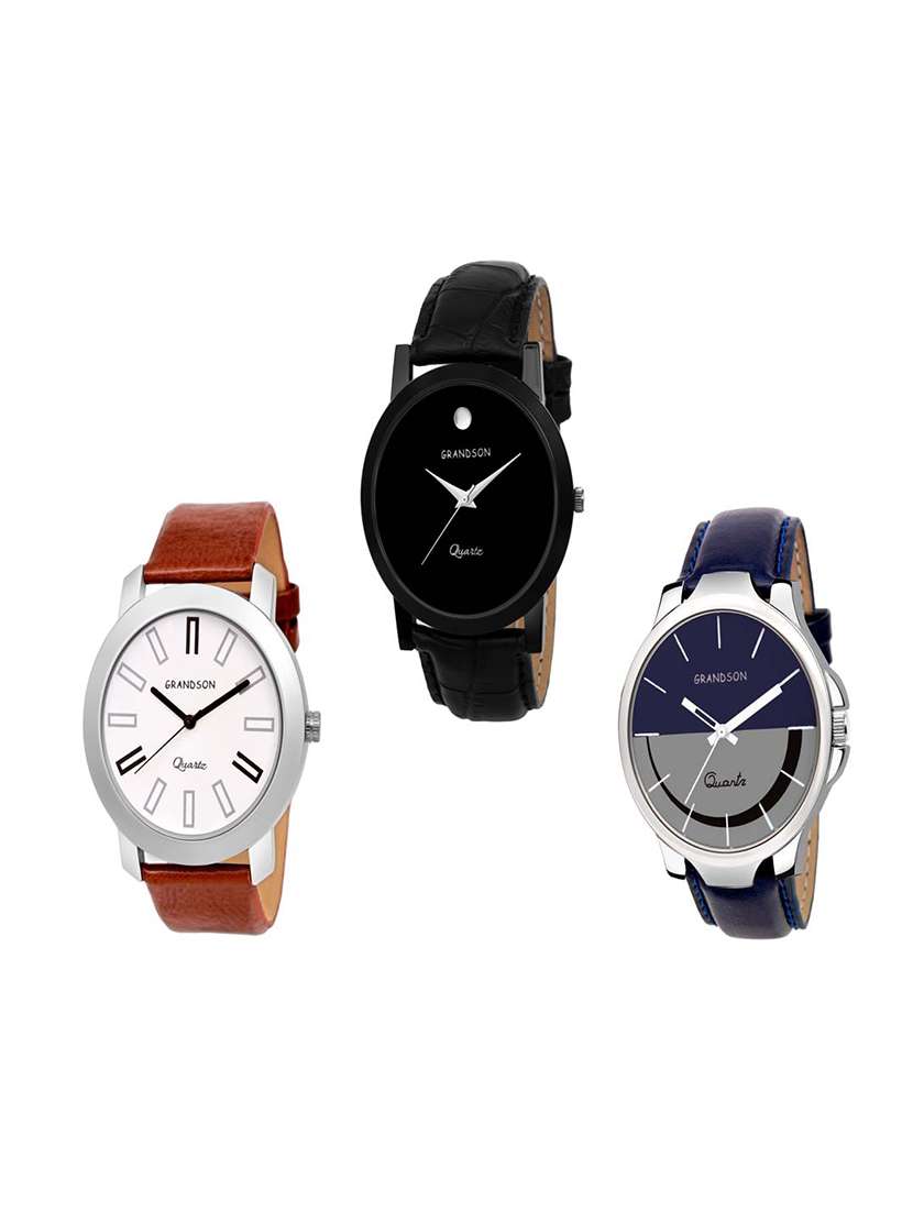 analog watches for men and boys - buy 2 get 1 free