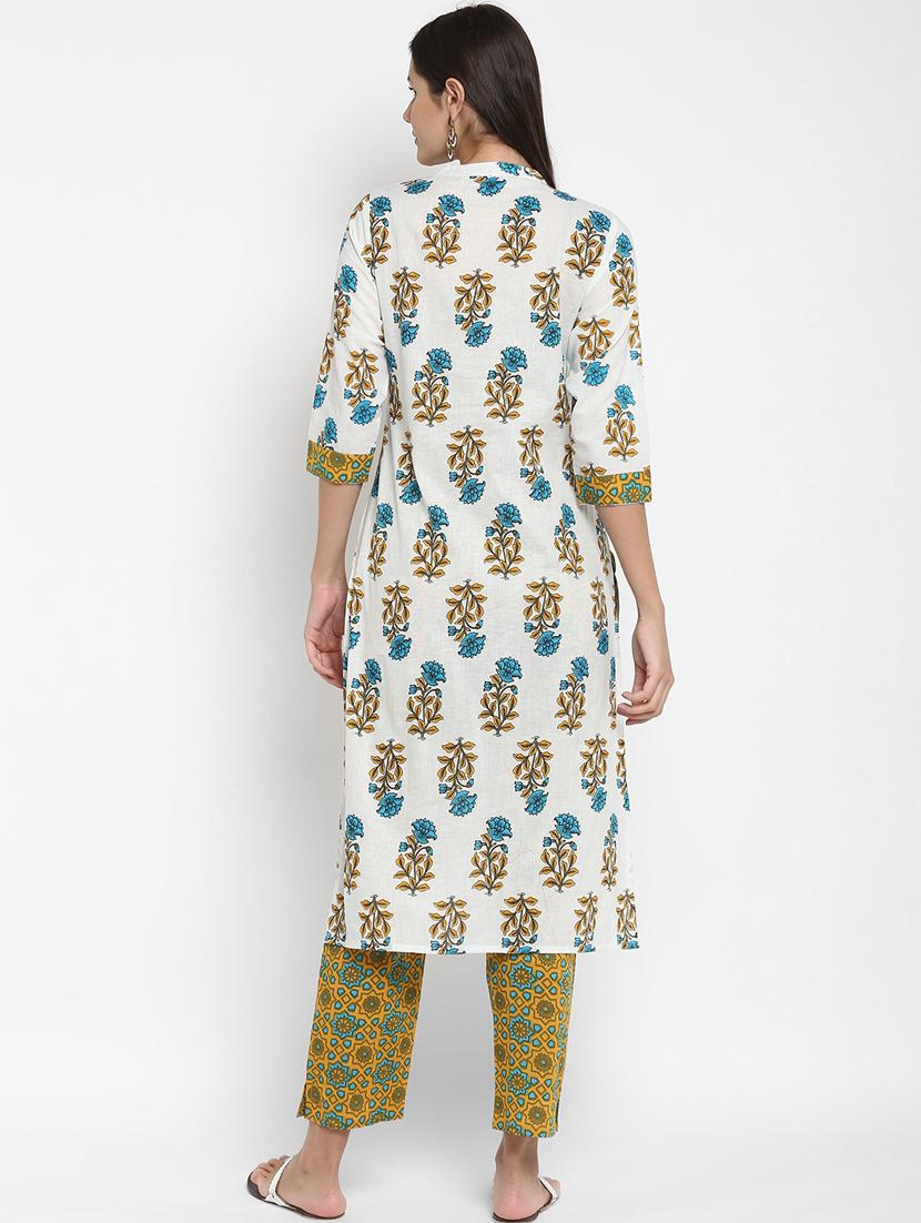 floral kurta pant set - 17673126 - Standard Image - 2