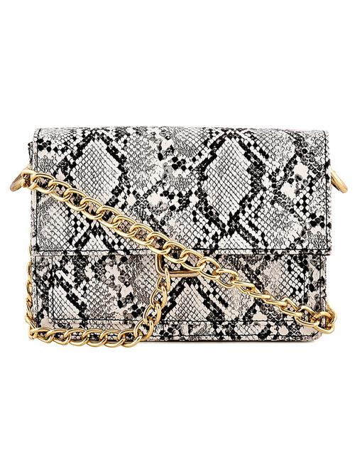 white leatherette (pu) sling bag - 17673460 -  Standard Image - 0