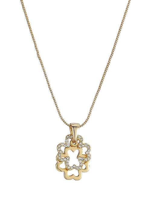 gold metal pendant - 17676459 -  Standard Image - 0