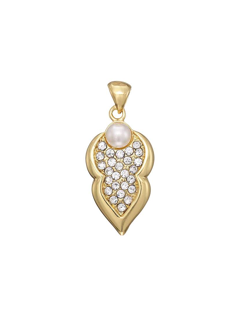 gold metal pendant
