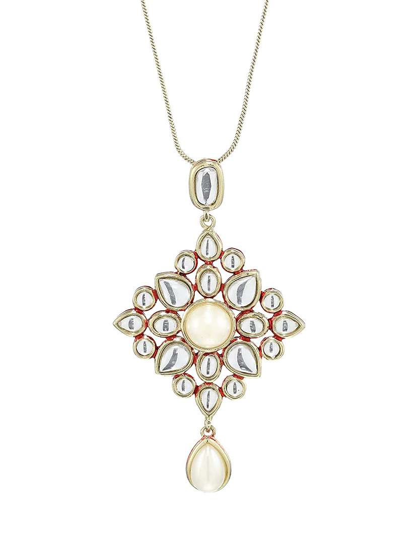 gold metal pendant