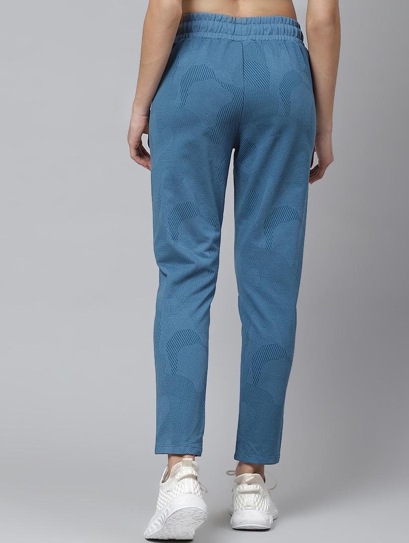 blue cotton track pants - 17678989 - Standard Image - 2