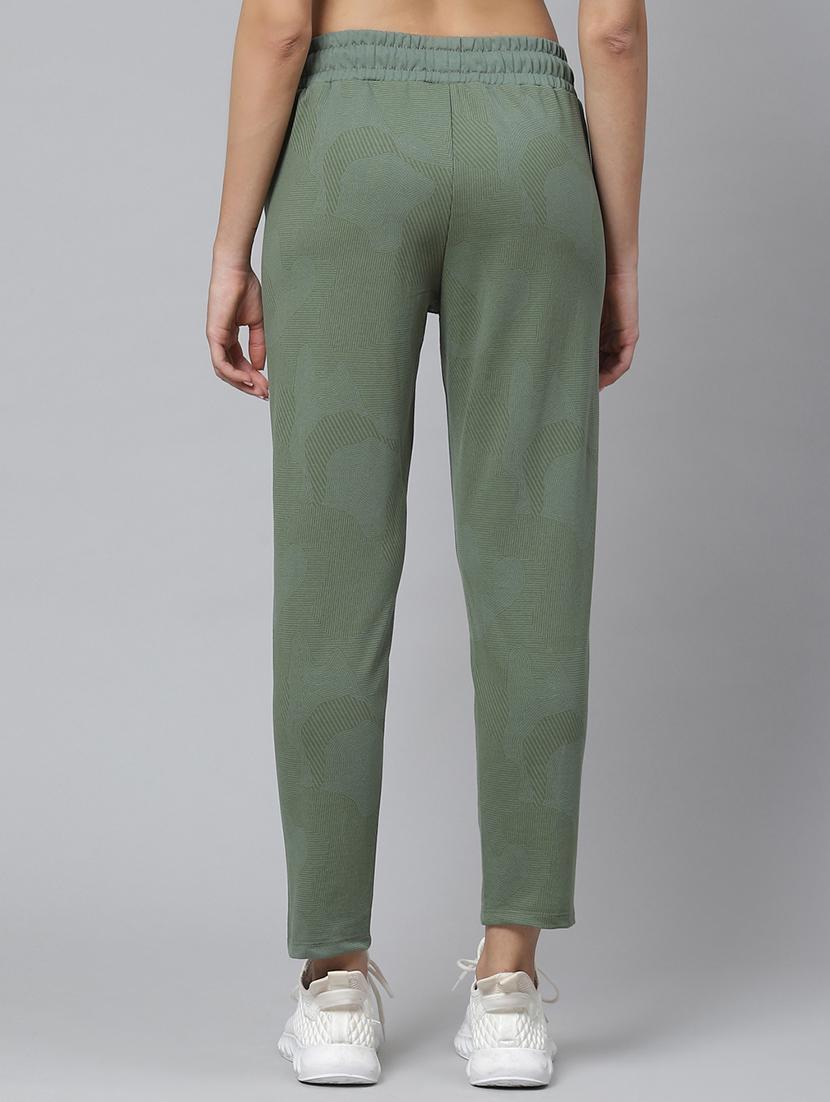 green cotton track pants - 17679350 - Standard Image - 2