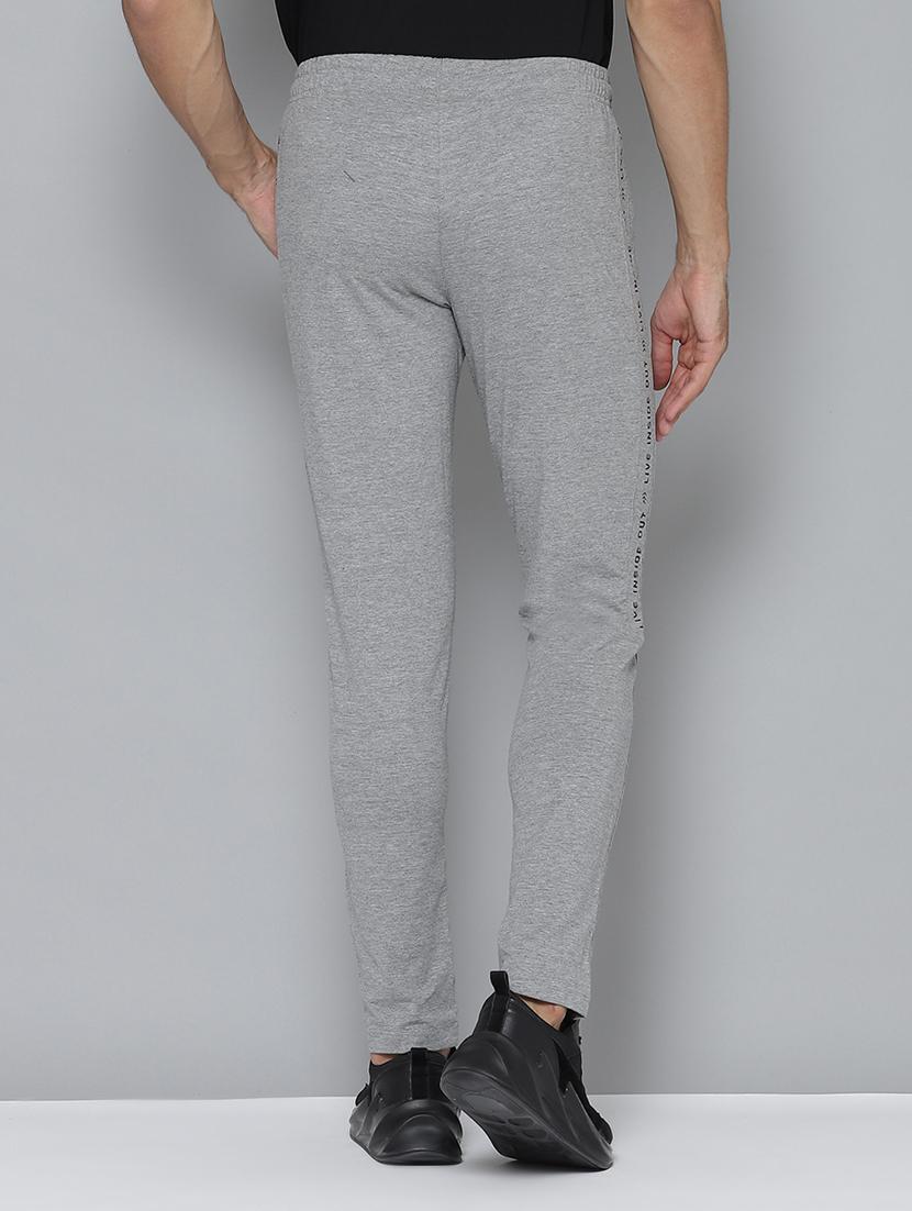 grey side taped ankle length track pant - 17679608 - Standard Image - 2