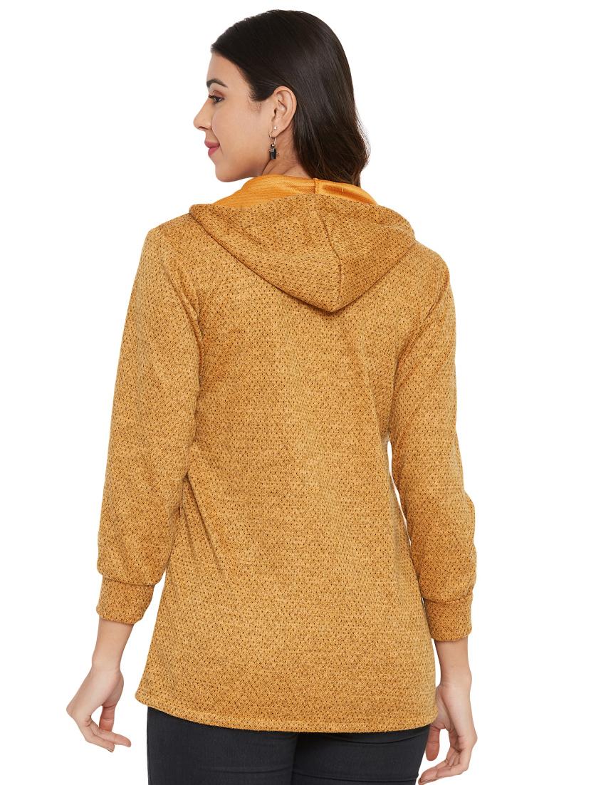 hooded neck self design sweatshirt - 17680291 - Standard Image - 2