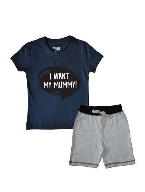 pack of 2 typography printed shorts set - 17683751 -  Standard Image - 0
