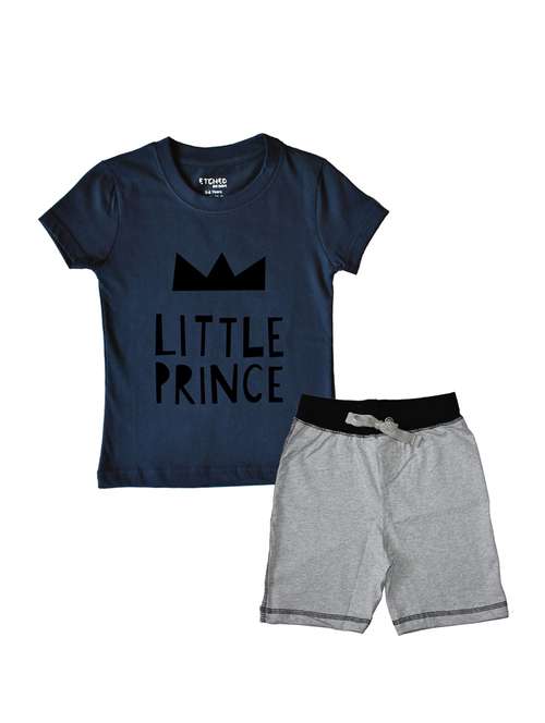 pack of 2 typography printed shorts set - 17683754 -  Standard Image - 0