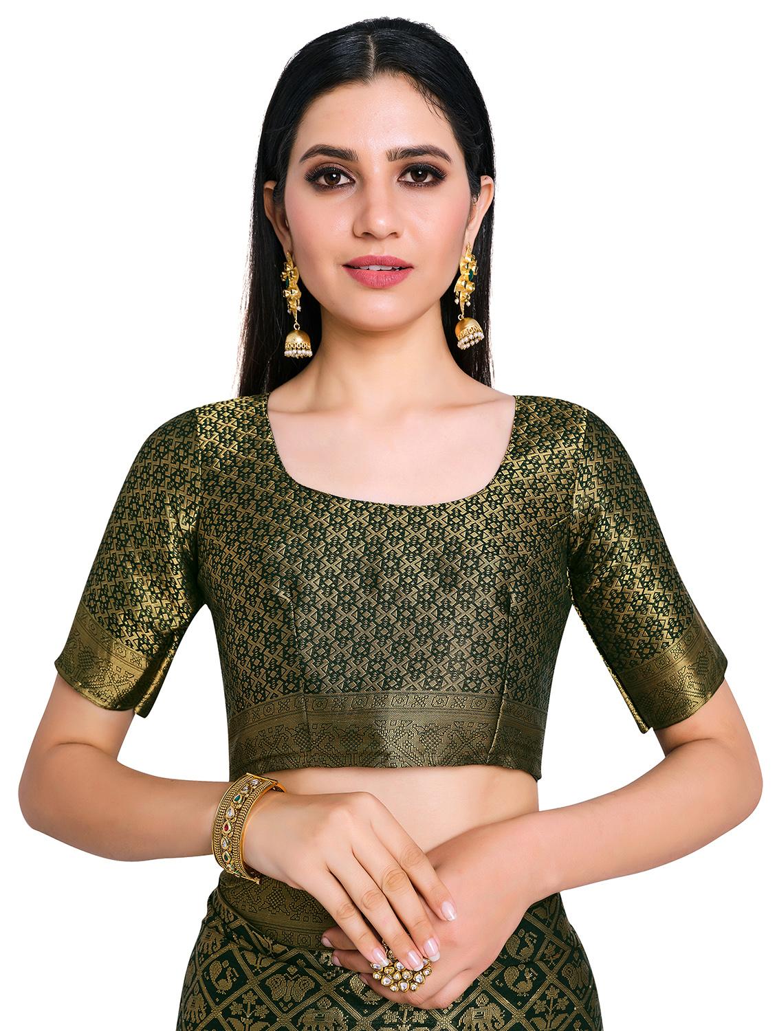 zari work mysore silk saree with blouse - 17684576 - Standard Image - 2