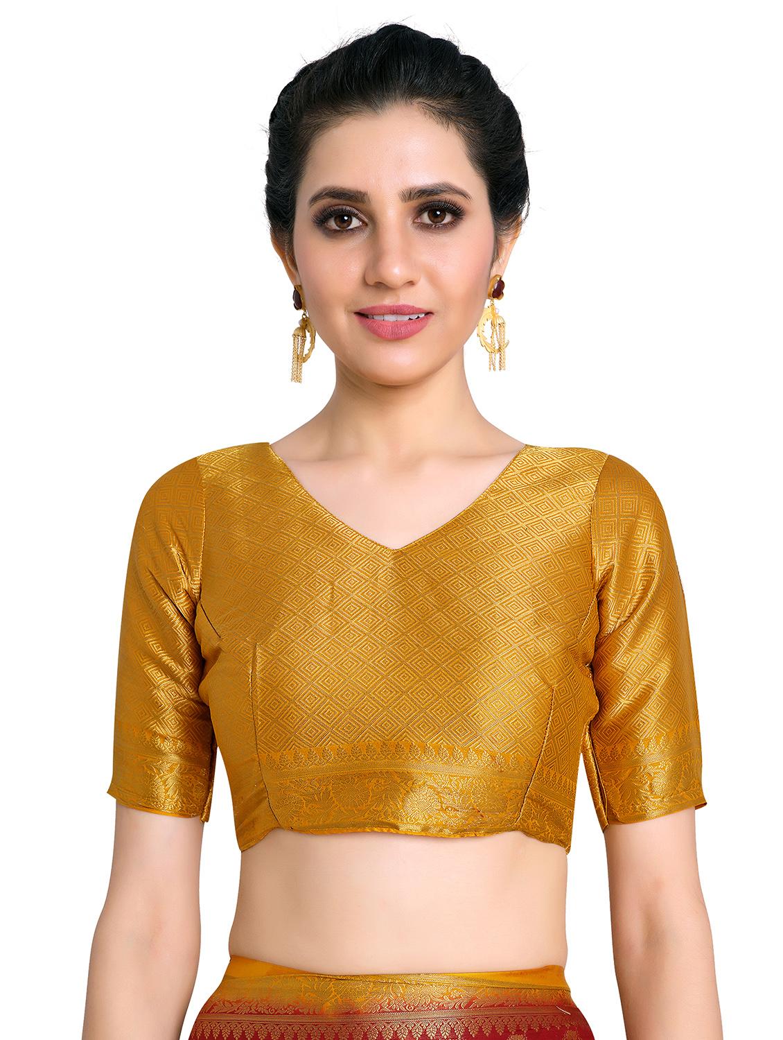 red crepe mysore silk saree - 17684584 - Standard Image - 2