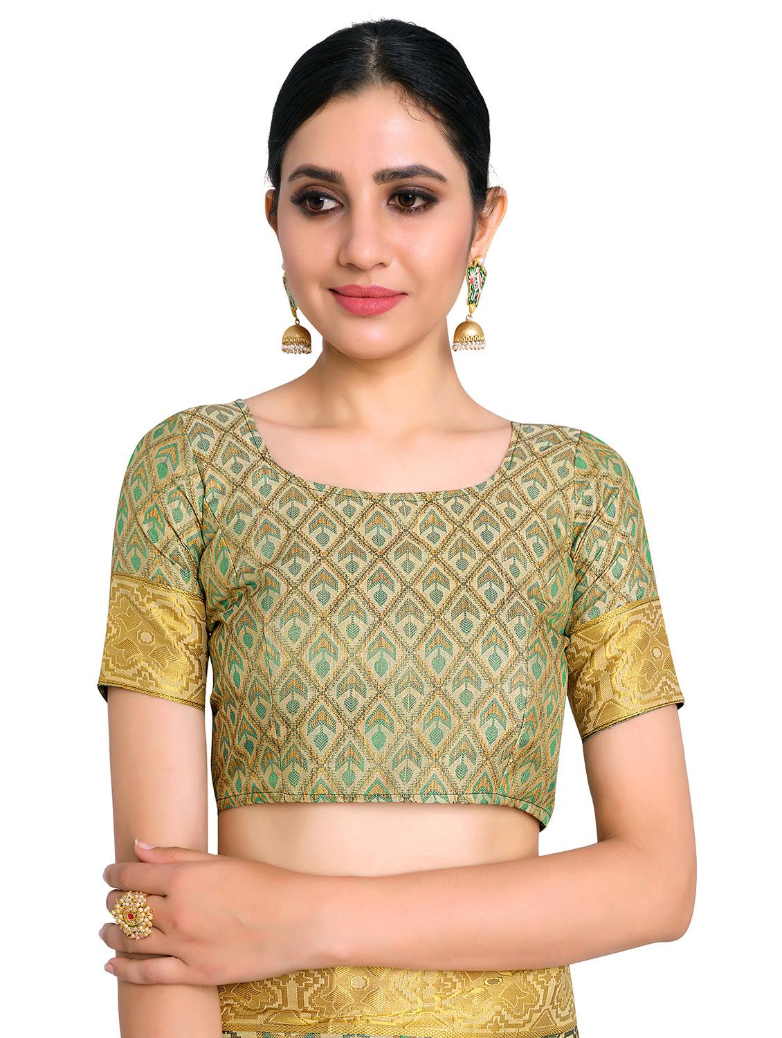 offwhite art silk patola saree with blouse - 17684615 - Standard Image - 2