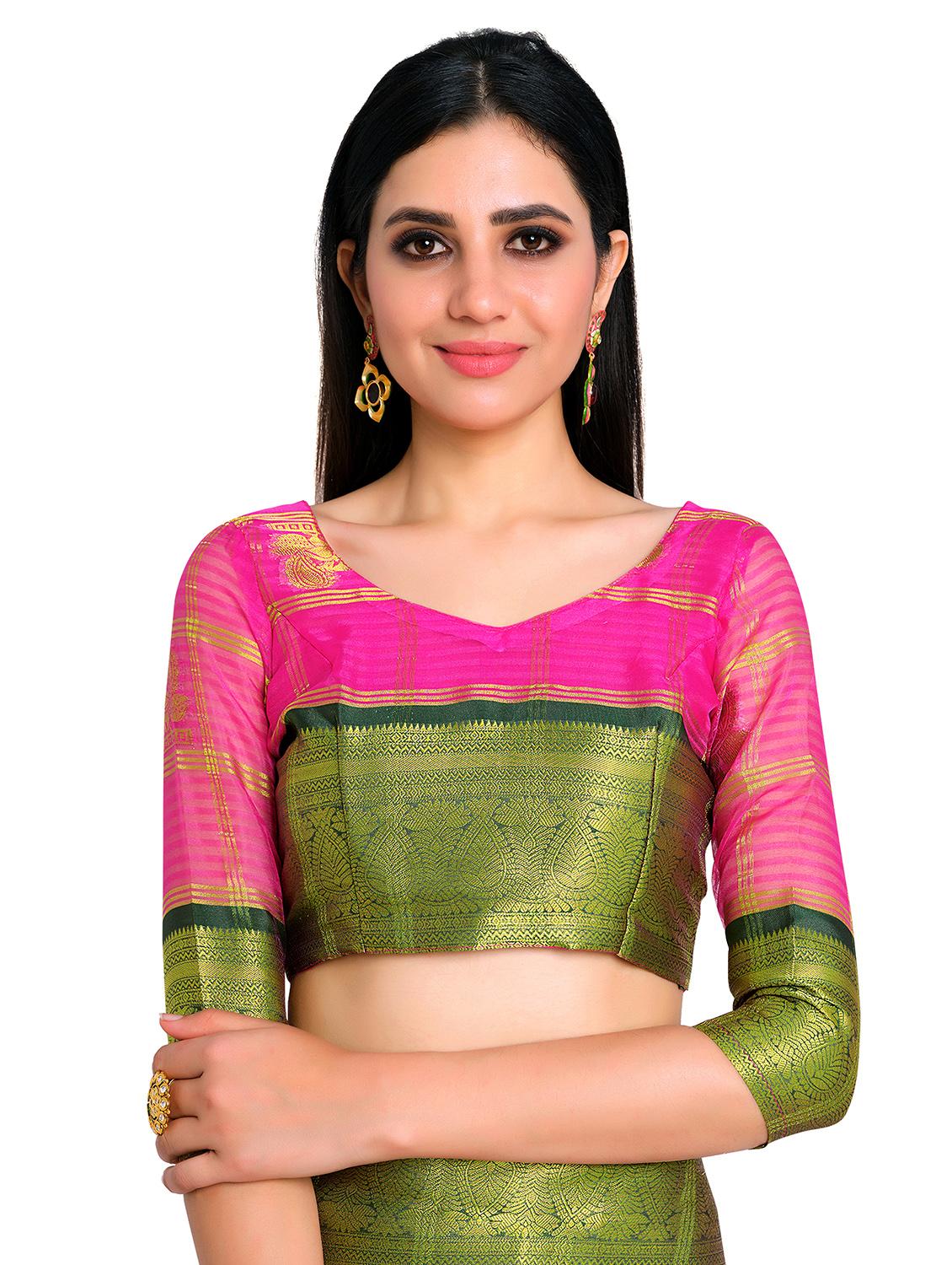 ethnic motifs banarasi saree - 17684624 - Standard Image - 2