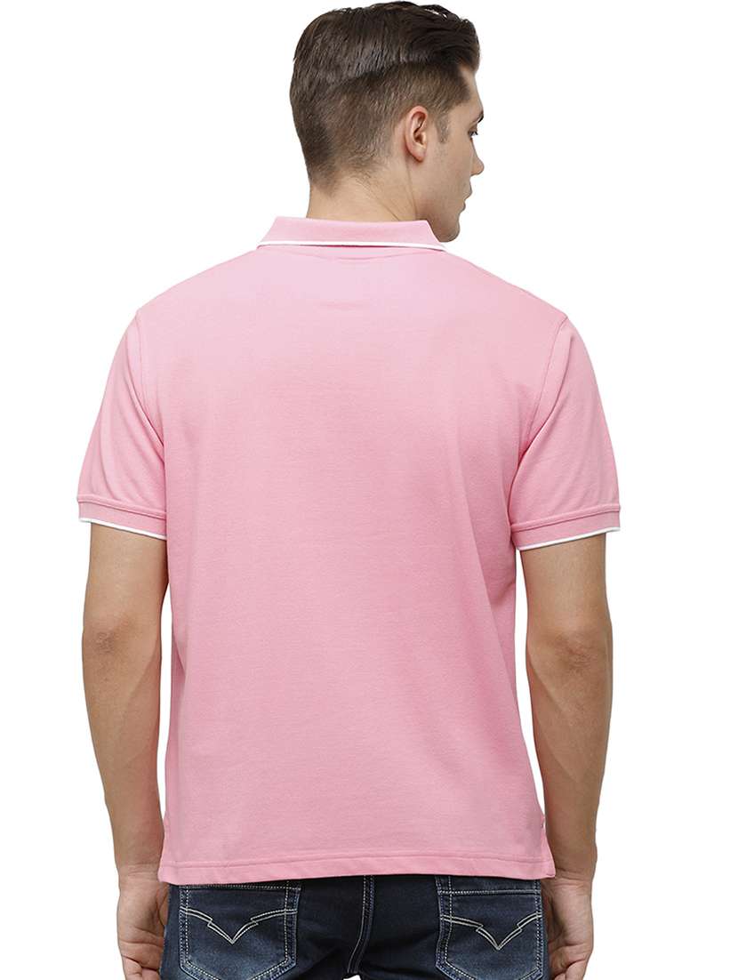 men solid short sleeve regular fit polo t-shirt - 17686911 -  Standard Image - 2