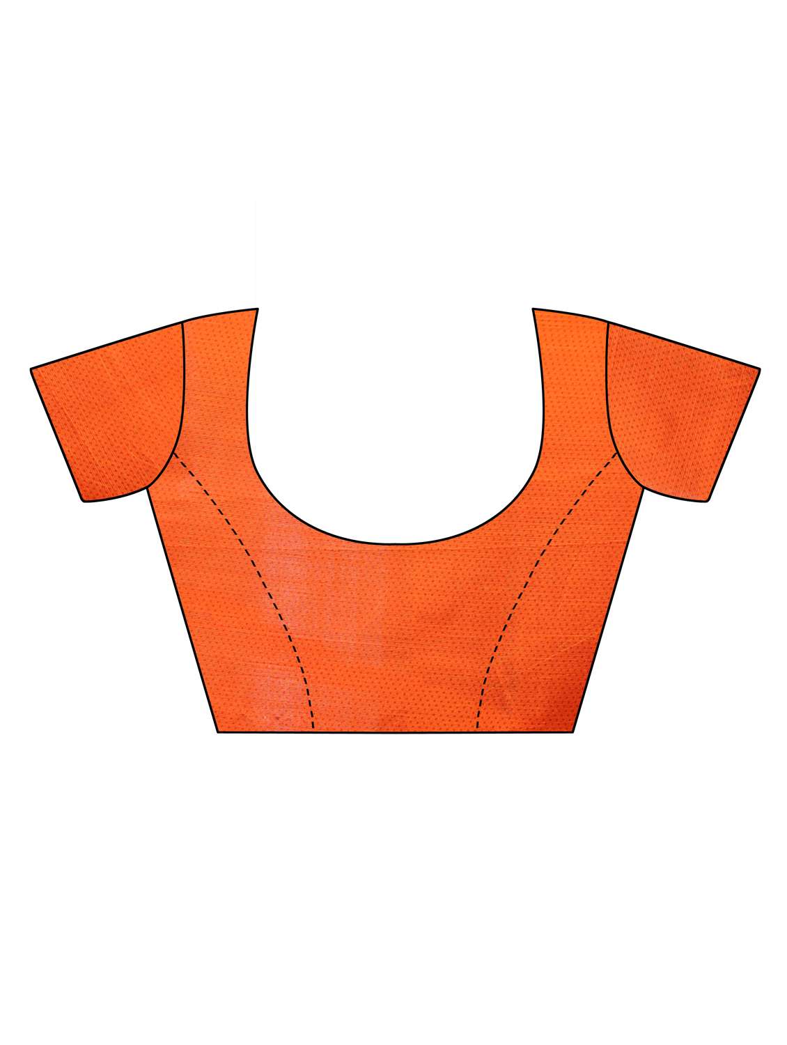 orange art silk mysore saree with blouse - 17687840 -  Standard Image - 2