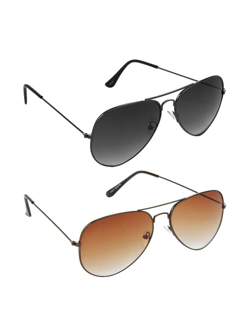 non polarized lens new stylish & eye protection sunglasses combo goggles latest model optical shades chasma for men & women