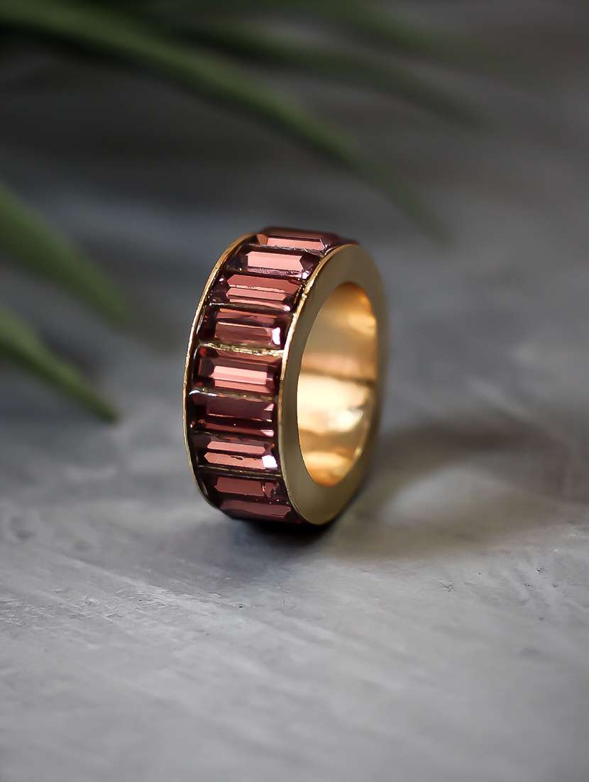 purple metal finger  ring