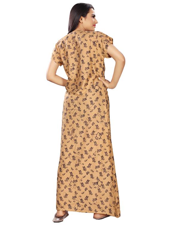 round neck printed nighty - 17690472 - Standard Image - 2