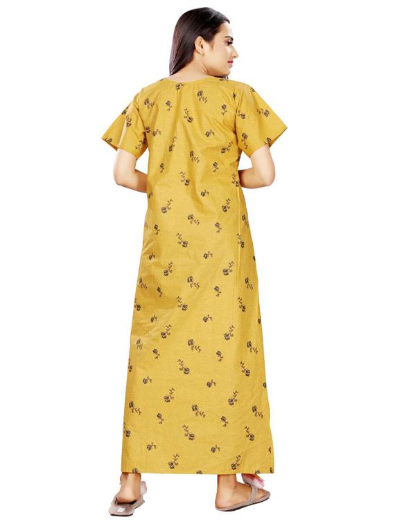 round neck printed nighty - 17690479 - Standard Image - 2