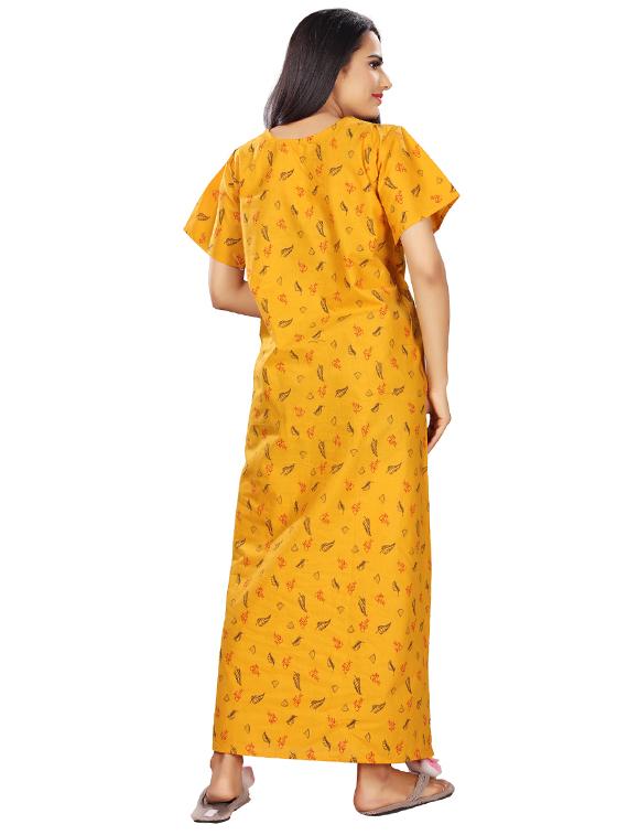 square neck printed nighty - 17690497 - Standard Image - 2