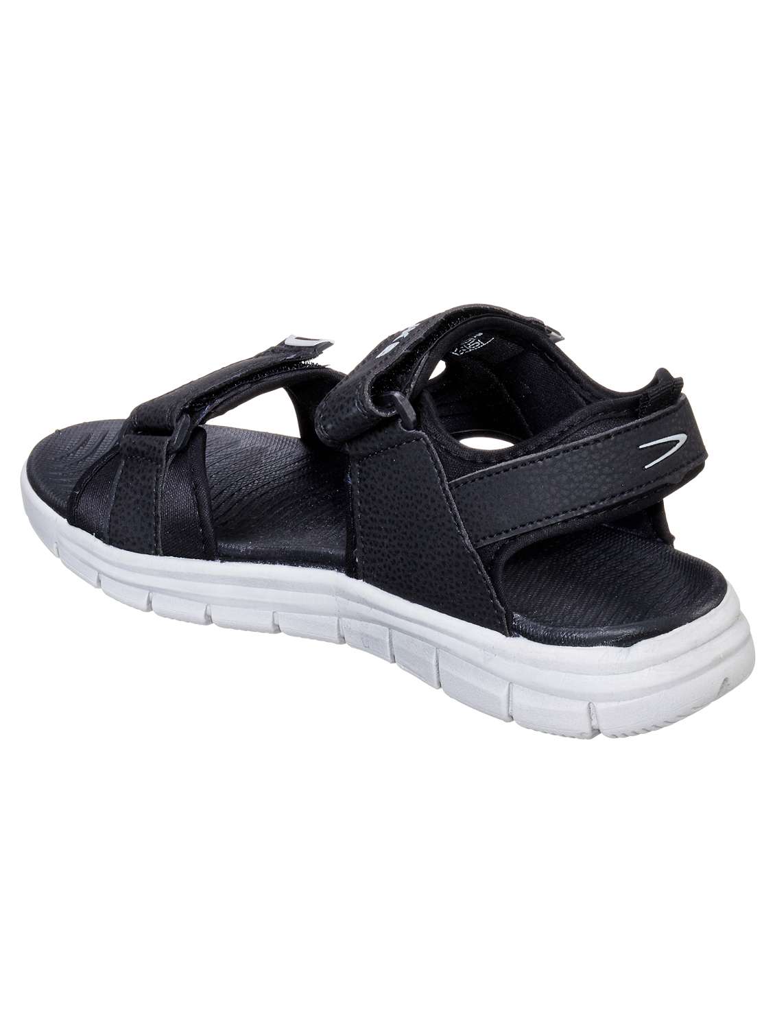 black pvc back strap floaters - 17691485 -  Standard Image - 2