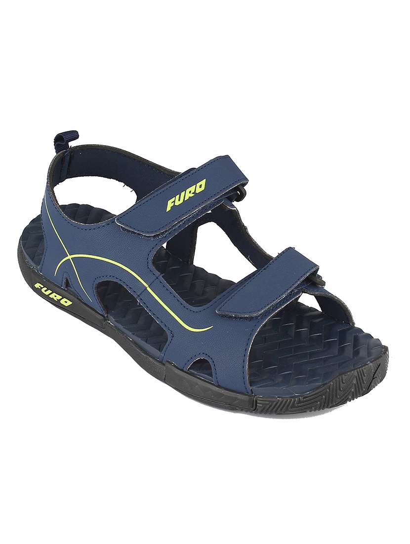 blue mesh back strap floaters