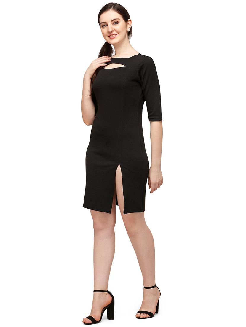 boat neck bodycon dress - 17691621 - Standard Image - 2
