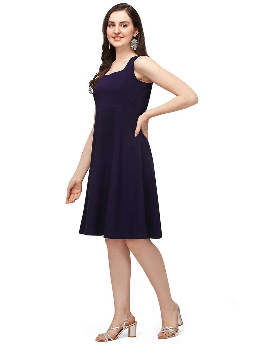 square neck a-line dress - 17691643 -  Standard Image - 2