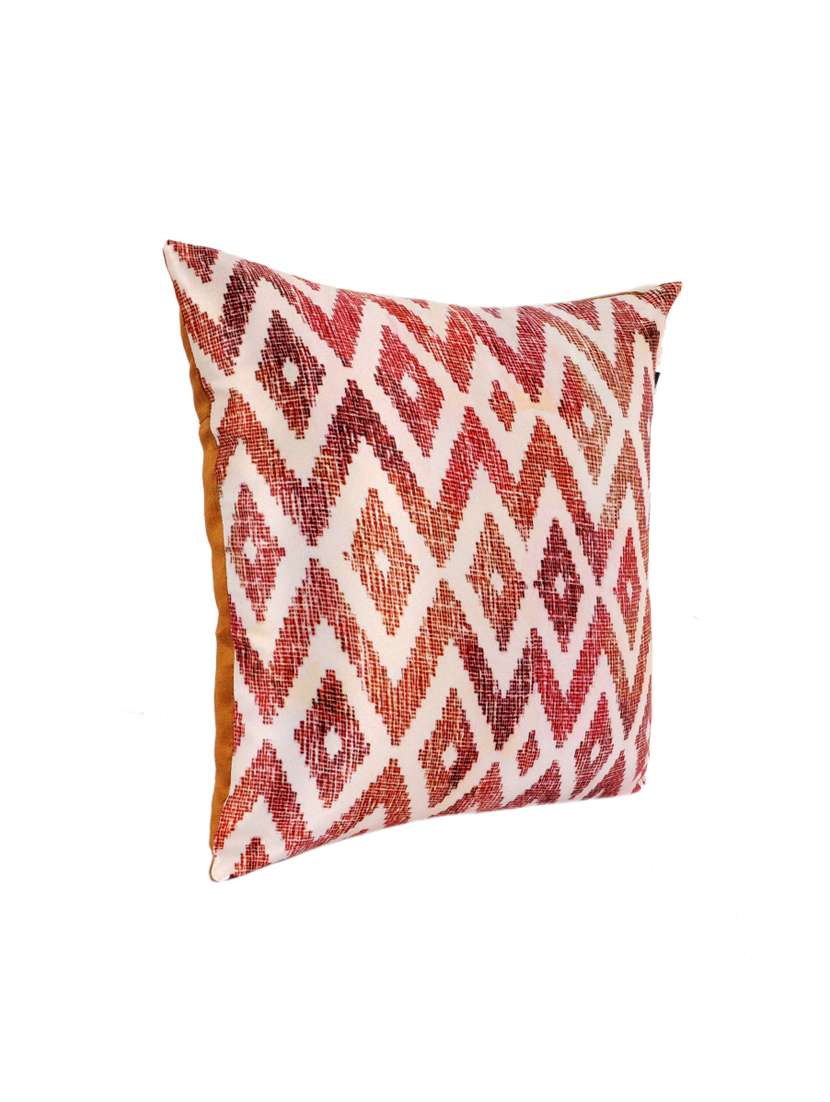 ambbi collections digital printed cushion cover  16 x 16 inches in satin, set of 1 - 17692868 -  Standard Image - 2