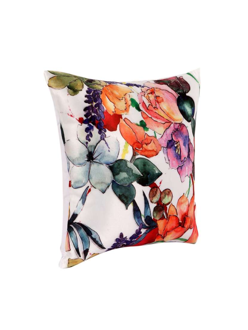 ambbi collections digital printed cushion cover 16 x 16 inches in satin, set of 1 - 17692874 - Standard Image - 2