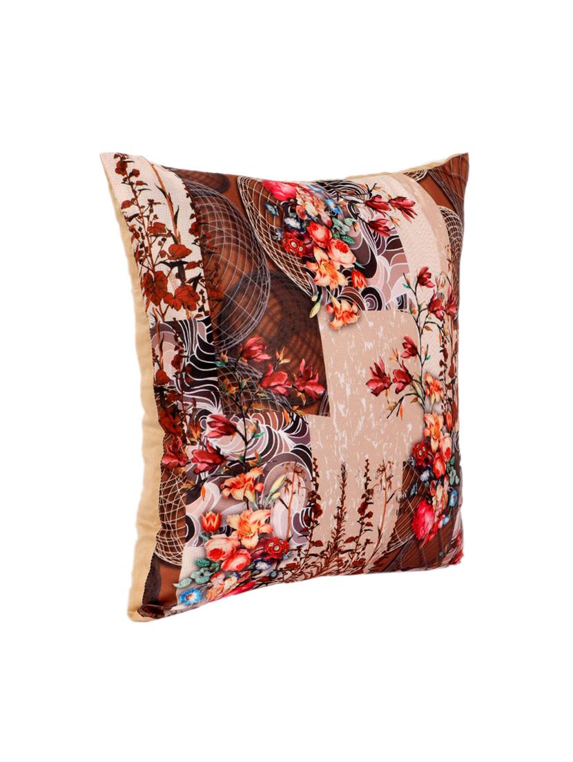 ambbi collections digital printed cushion cover 16 x 16 inches in satin, set of 1 - 17692889 - Standard Image - 2