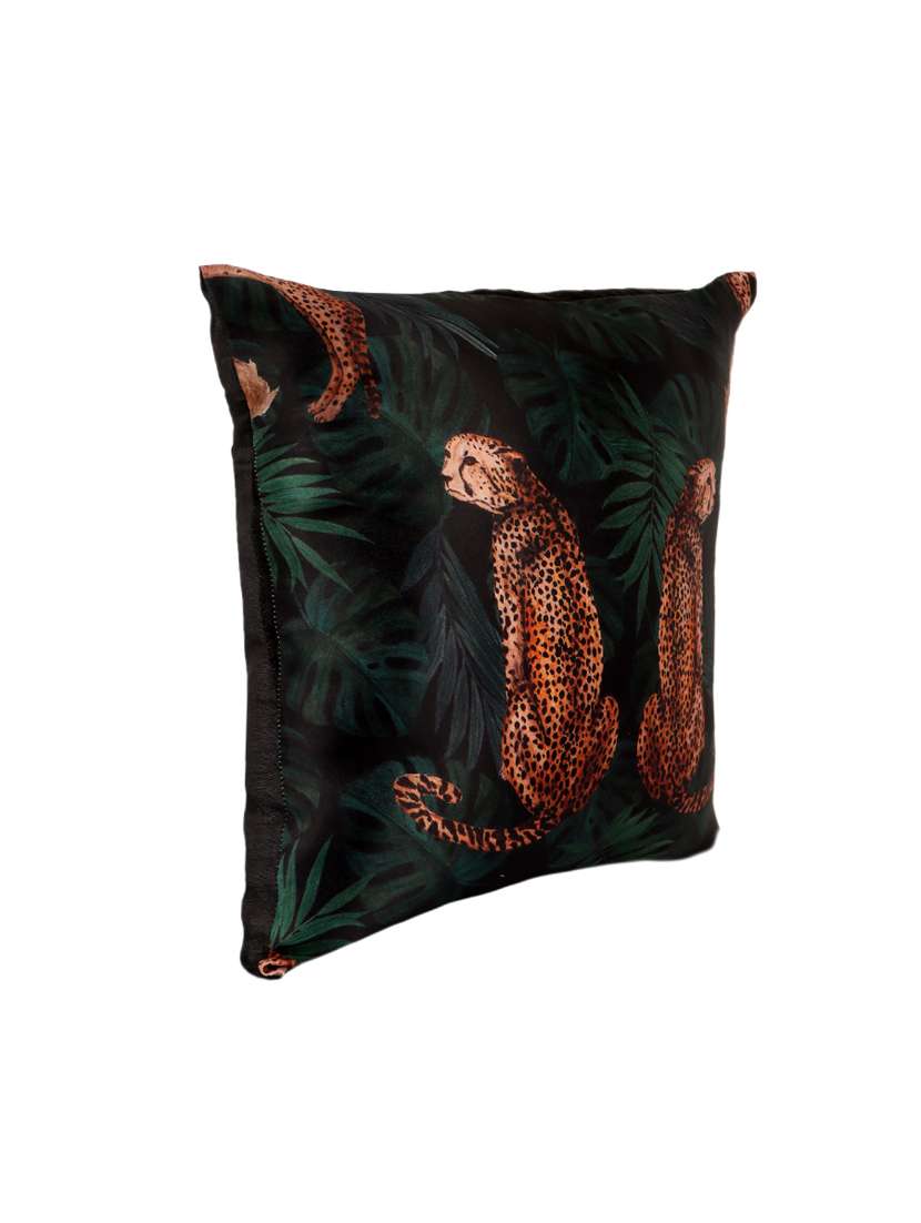 ambbi collections digital printed cushion cover  16 x 16 inches in satin, set of 1 - 17692894 -  Standard Image - 2