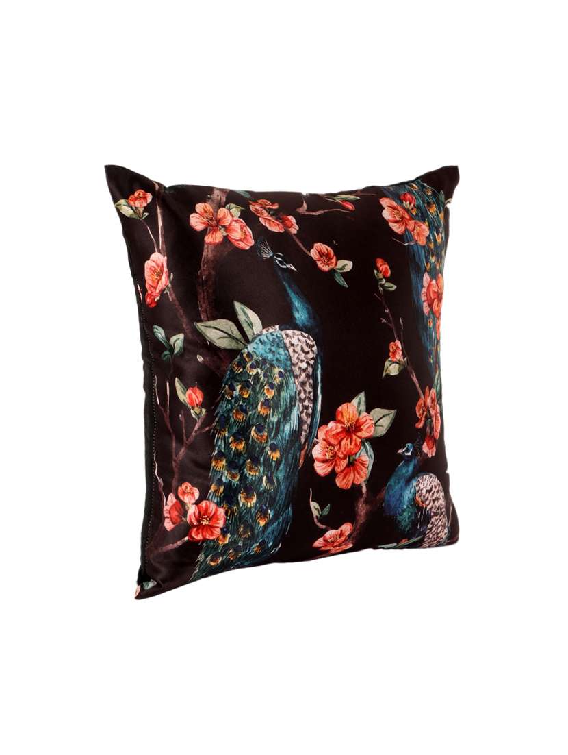 ambbi collections digital printed cushion cover  16 x 16 inches in satin, set of 1 - 17692896 -  Standard Image - 2
