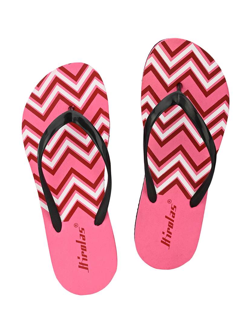 pink toe separator flip flop