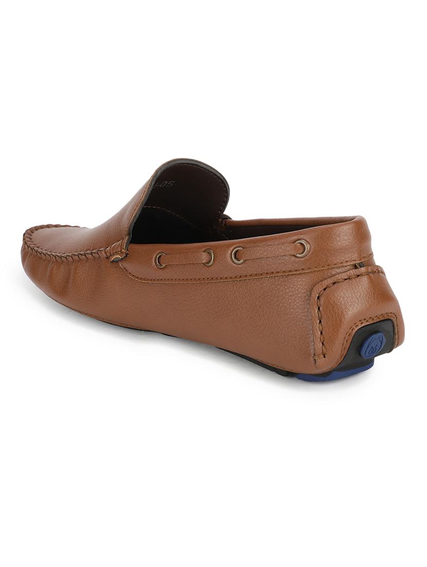 tan pu slip on loafers - 17693840 - Standard Image - 2