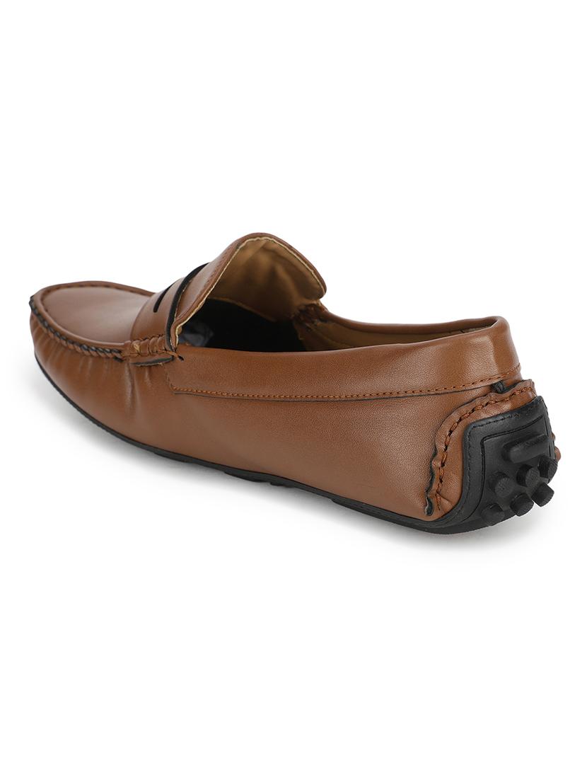 tan pu slip on loafers - 17693889 - Standard Image - 2