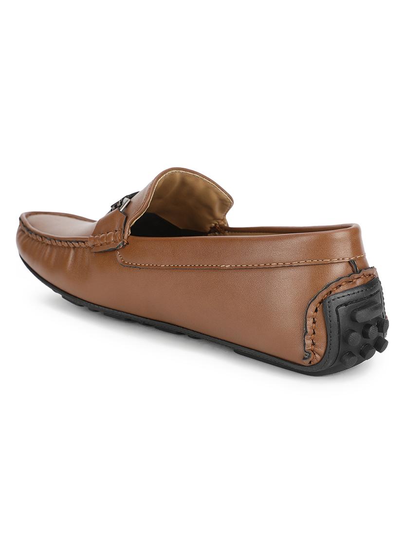 tan pu slip on loafers - 17693893 - Standard Image - 2