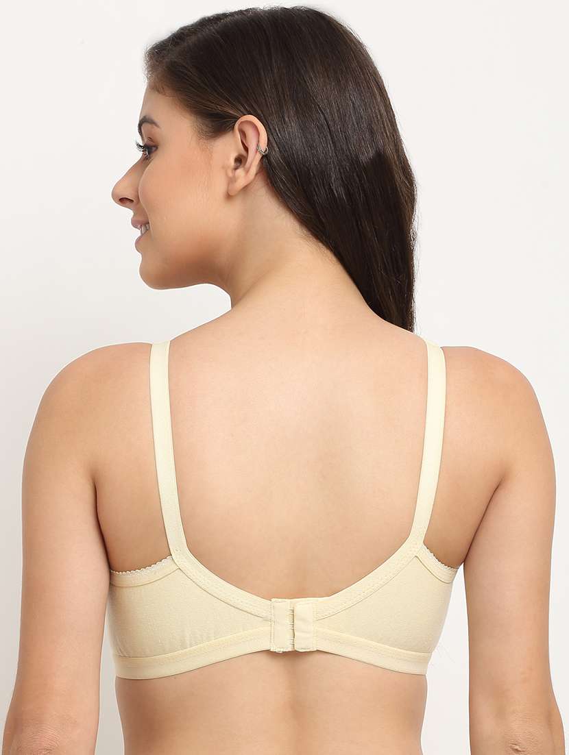beige solid regular bra - 17693898 -  Standard Image - 2