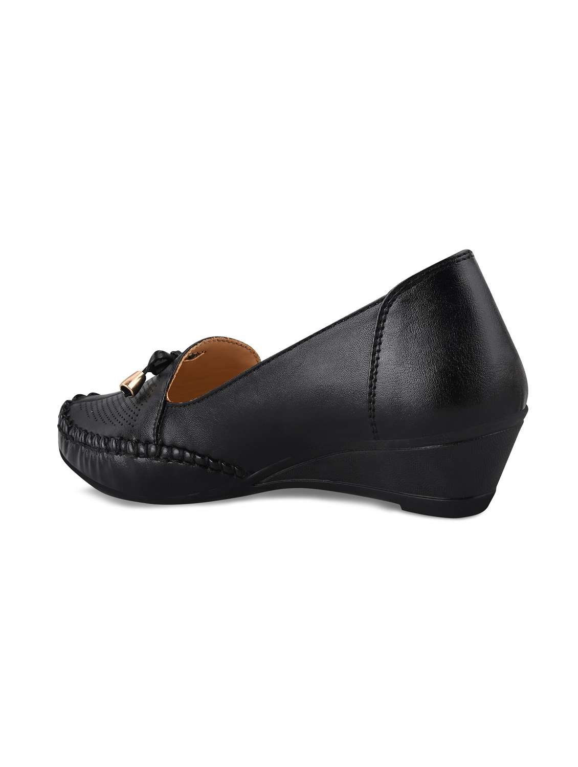 black slip on  formal shoe - 17694862 -  Standard Image - 2