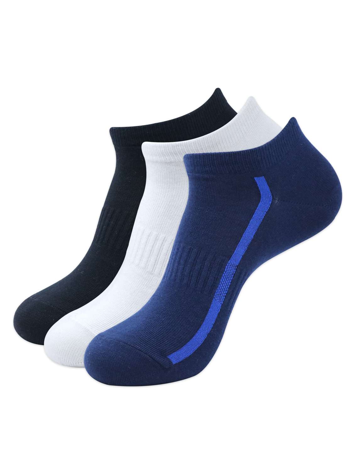 men pack of 3 solid ankle length sock